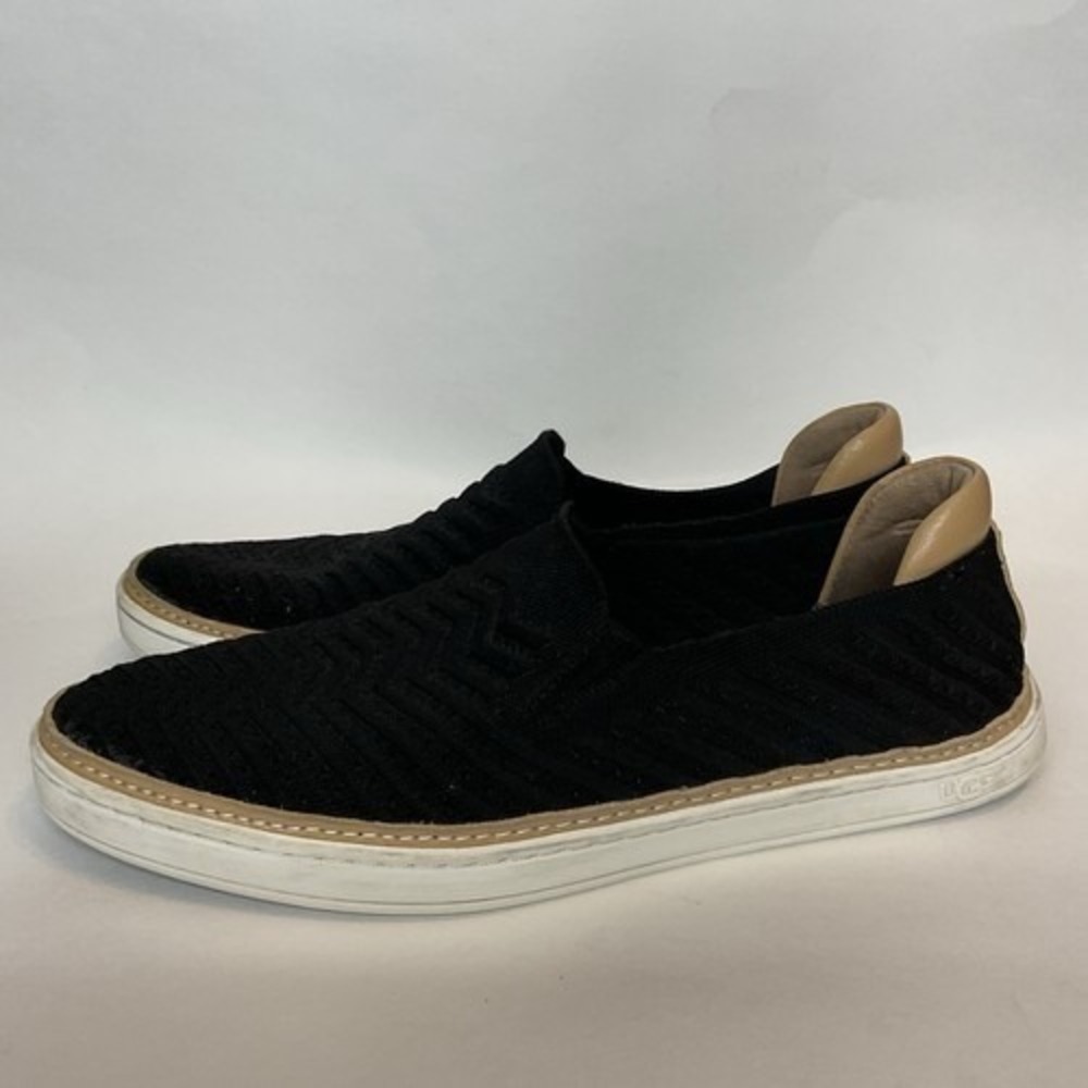 UGG Sammy Knit Chevron Black Lightweight Breathable Sneakers Women 8.5 China
